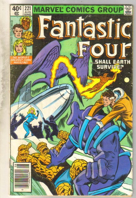 Fantastic Four #221 comic book very good 4.0