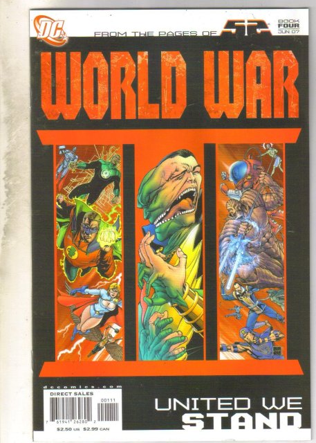 World War Book Four United we Stand comic book near mint 9.4