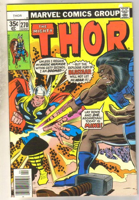 Thor #270 comic book fine 6.0