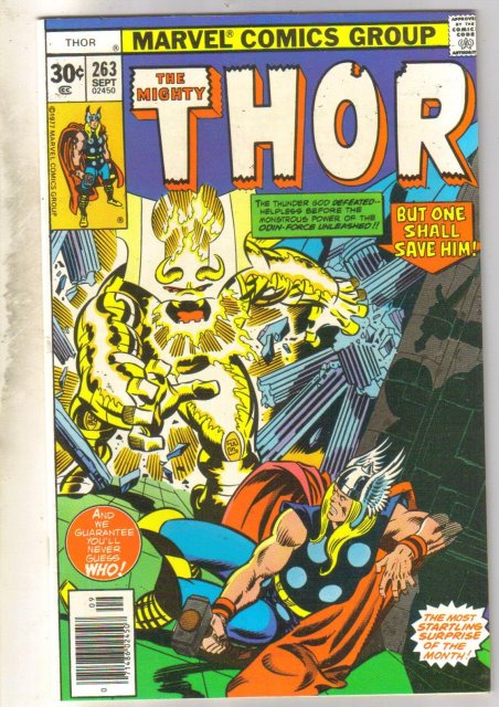 Mighty Thor #263 comic book near mint 9.4