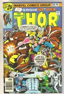 Mighty Thor #250 comic book near mint 9.4