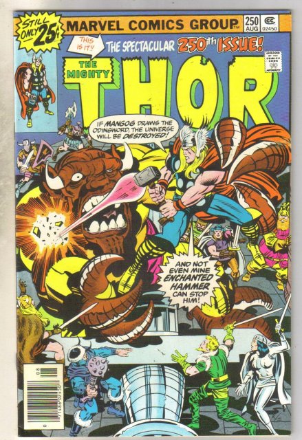 Mighty Thor #250 comic book near mint 9.4