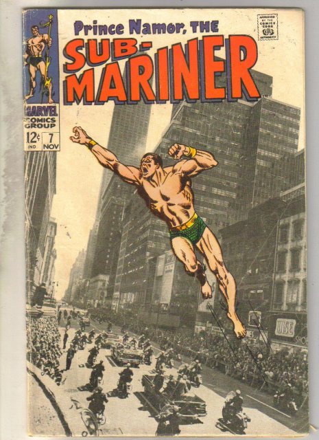 Sub-Mariner #7 comic book very good 4.0
