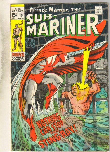 Sub-Mariner #19 comic book good/very good 3.0