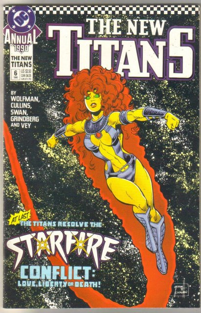 New Titans Annual #6 comic book mint 9.8