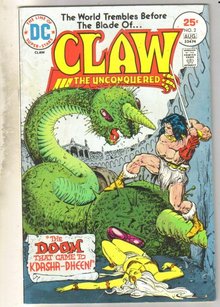 Claw #2 comic book very good 4.0