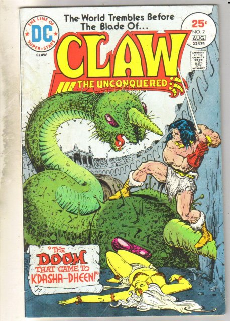 Claw #2 comic book very good 4.0