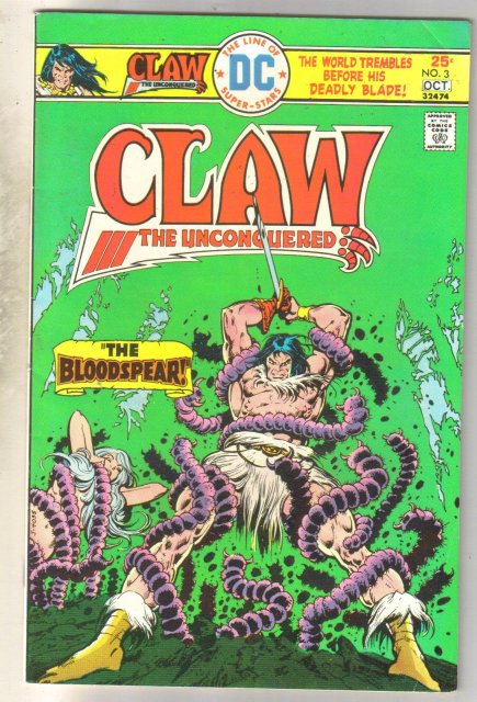 Claw #3 comic book fine 6.0