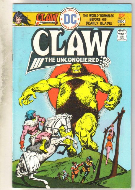 Claw #4 comic book fine 6.0