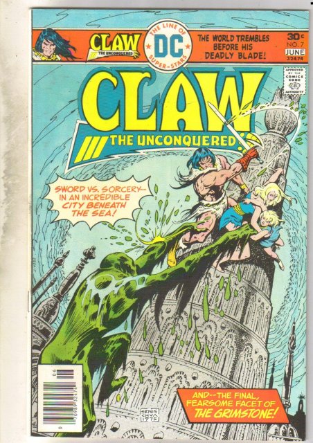 Claw #7 comic book near mint 9.4