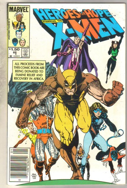 Heroes For Hope Starring the X-men #1 comic book near mint 9.4