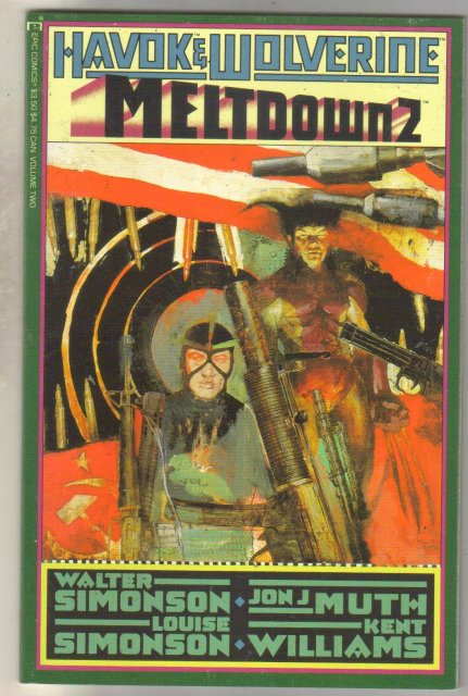 Havok & Wolverine Meltdown #2 comic book near mint 9.4