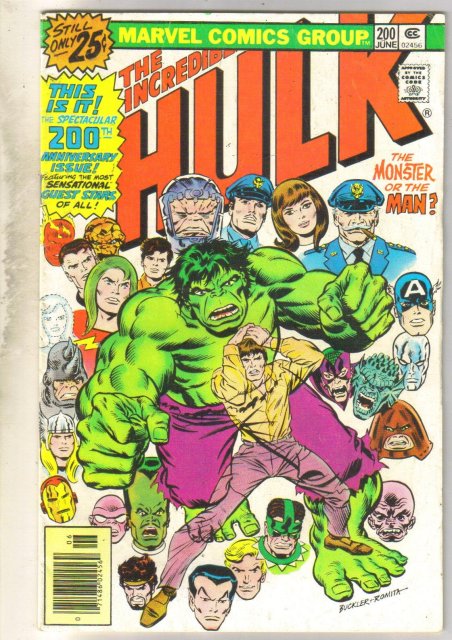 Incredible Hulk #200 comic book fine 6.0