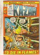 Astonishing Tales #10 (Kazar) comic book very good 4.0