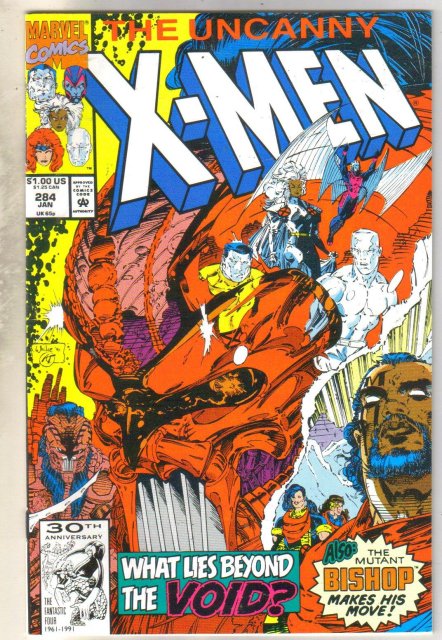 Uncanny X-men #284 comic book near mint 9.4