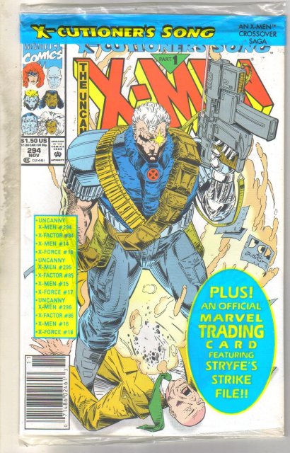 Uncanny X-men #294 comic book mint 9.8