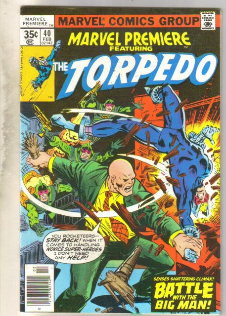 Marvel Premiere #40 (Torpedo) comic book near mint 9.4
