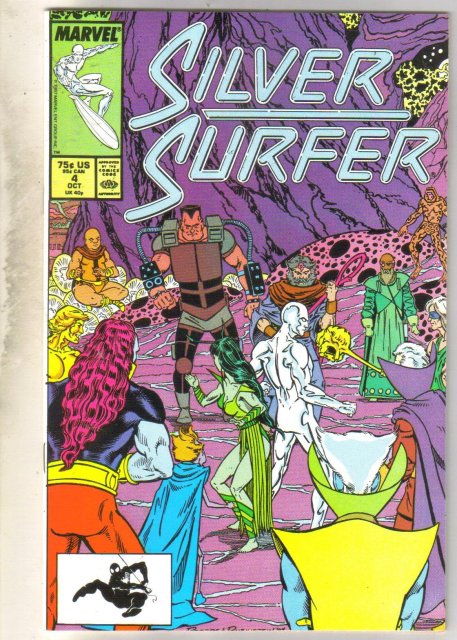 Silver Surfer #4 comic book near mint 9.4
