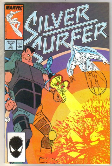 Silver Surfer #5 comic book near mint 9.4
