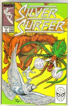 Silver Surfer #8 comic book near mint 9.4