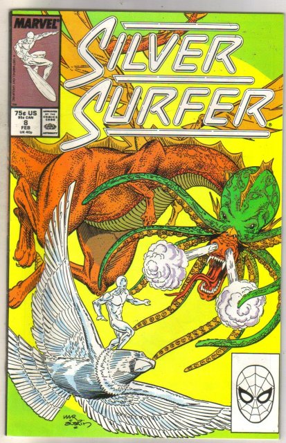 Silver Surfer #8 comic book near mint 9.4
