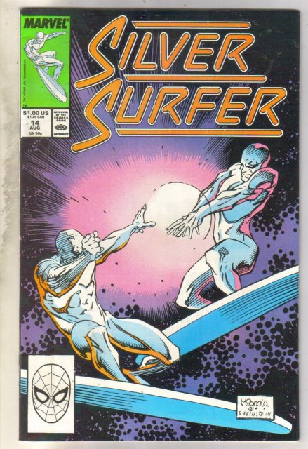 Silver Surfer #14 comic book very good 4.0