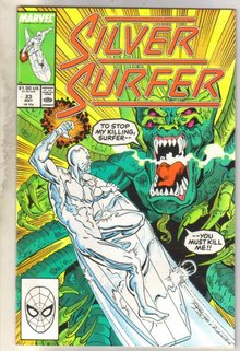 Silver Surfer #23 comic book near mint 9.4