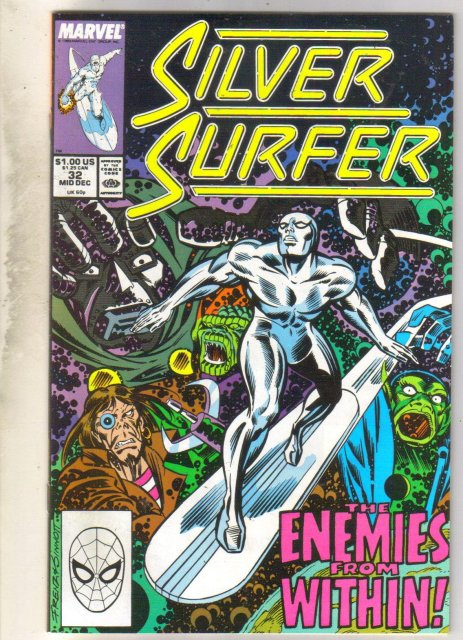 Silver Surfer #32 comic book near mint 9.4