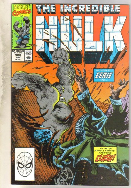 Incredible Hulk #368 comic book near mint 9.4