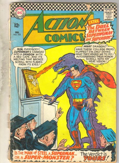 Action Comics #333 comic book poor 1.0