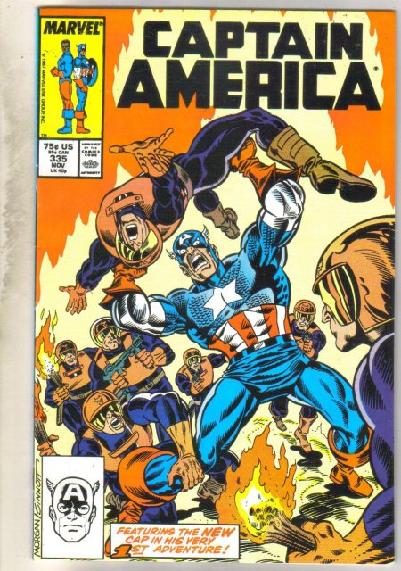 Captain America #335 comic book very fine 8.0