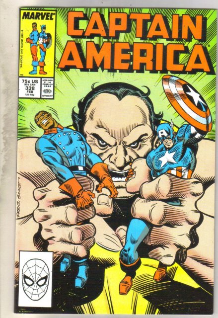 Captain America #338 comic book very fine 8.0