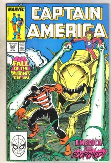 Captain America #339 comic book near mint 9.4