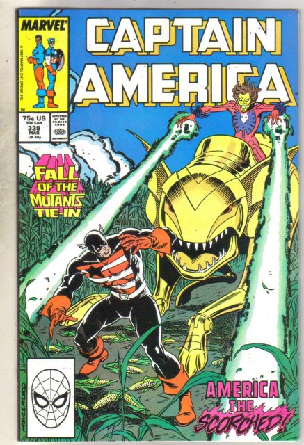 Captain America #339 comic book near mint 9.4