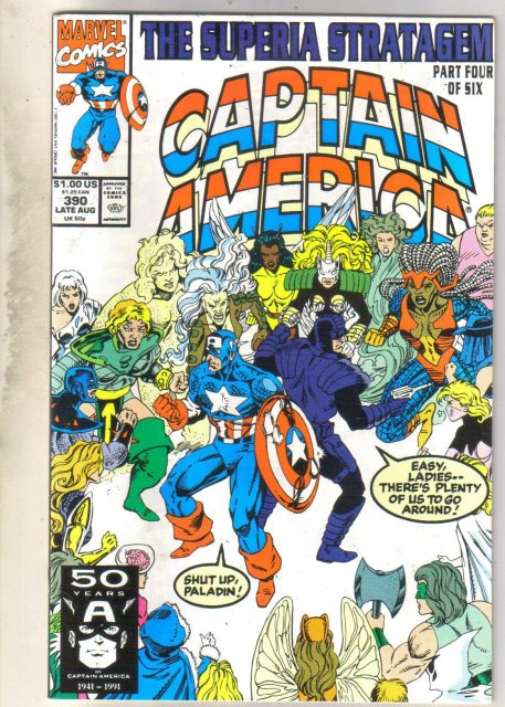 Captain America #390 comic book near mint 9.4