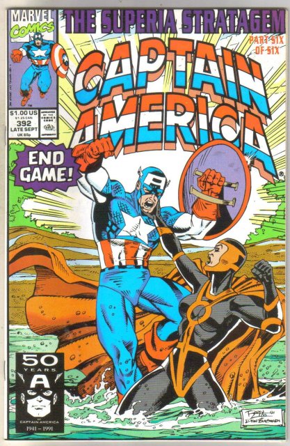 Captain America #392 comic book near mint 9.4