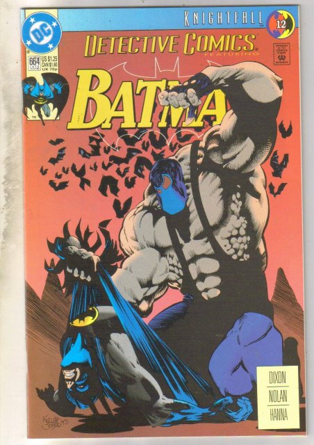 Detective Comics #664 comic book near mint 9.4