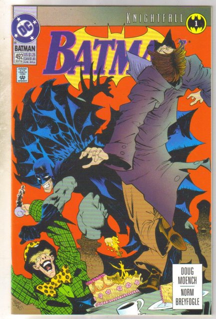 Batman #492 comic book near mint 9.4