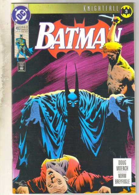 Batman #493 comic book near mint 9.4