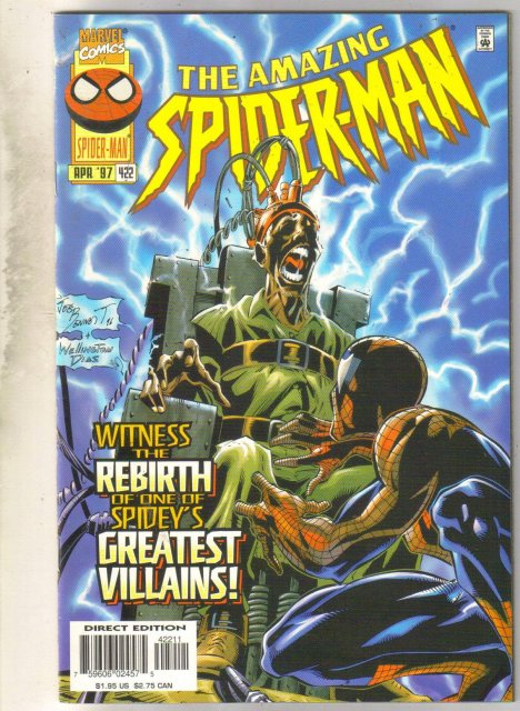 Amazing Spider-man #422 comic book near mint 9.4