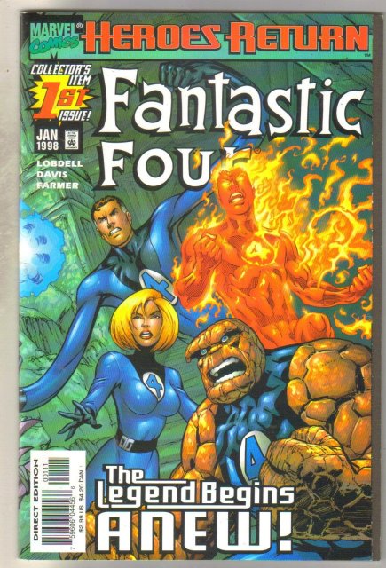 Fantastic Four #1 (Heroes Return) comic book mint 9.8