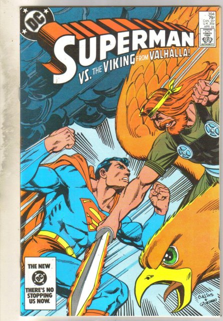 Superman #394 comic book near mint 9.4