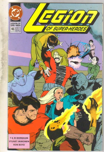 Legion of Super-heroes #46 comic book near mint 9.4