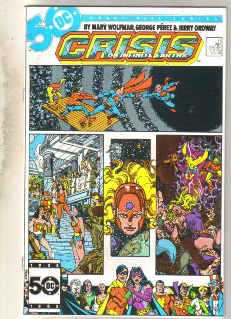 Crisis on Infinite Earths #11 comic book mint 9.8