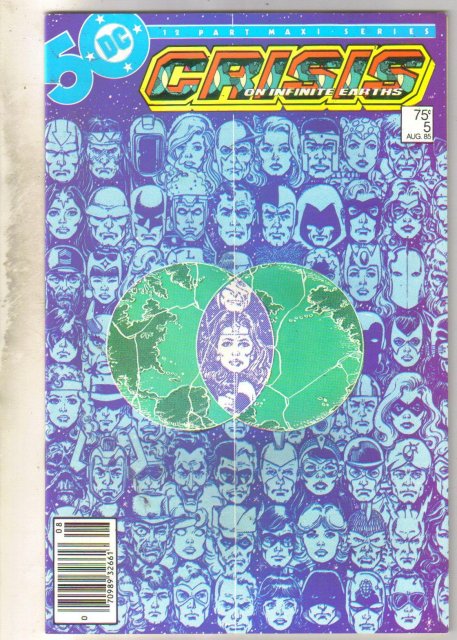 Crisis on Infinite Earths #5 comic book near mint 9.4