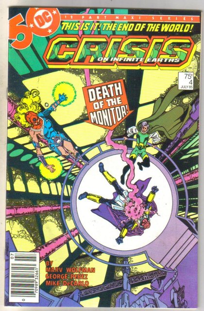 Crisis on Infinite Earths #4 comic book near mint 9.4