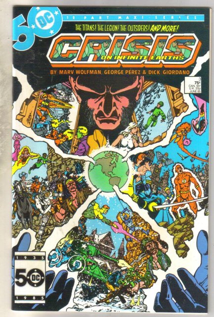 Crisis on Infinite Earths #3 comic book mint 9.8