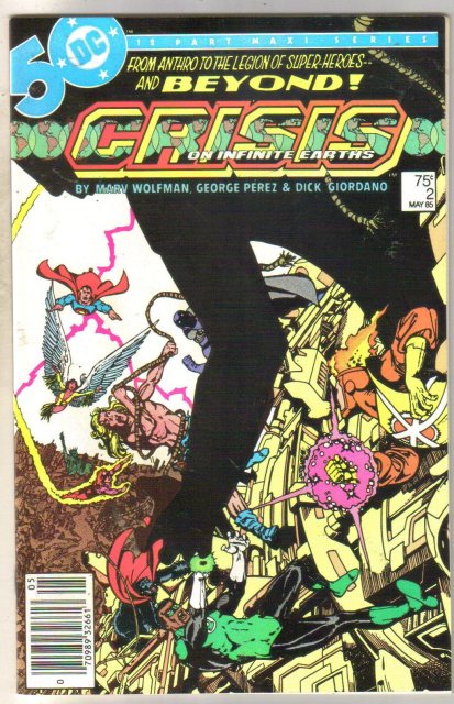 Crisis on Infinite Earths #2 comic book mint 9.8