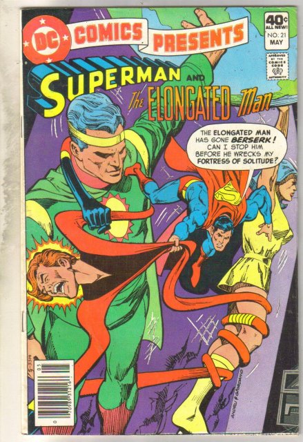 DC Comics Presents #21 (Superman and The Elongated Man) comic book very fine 8.0