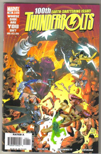 Thunderbolts #100 comic book near mint 9.4